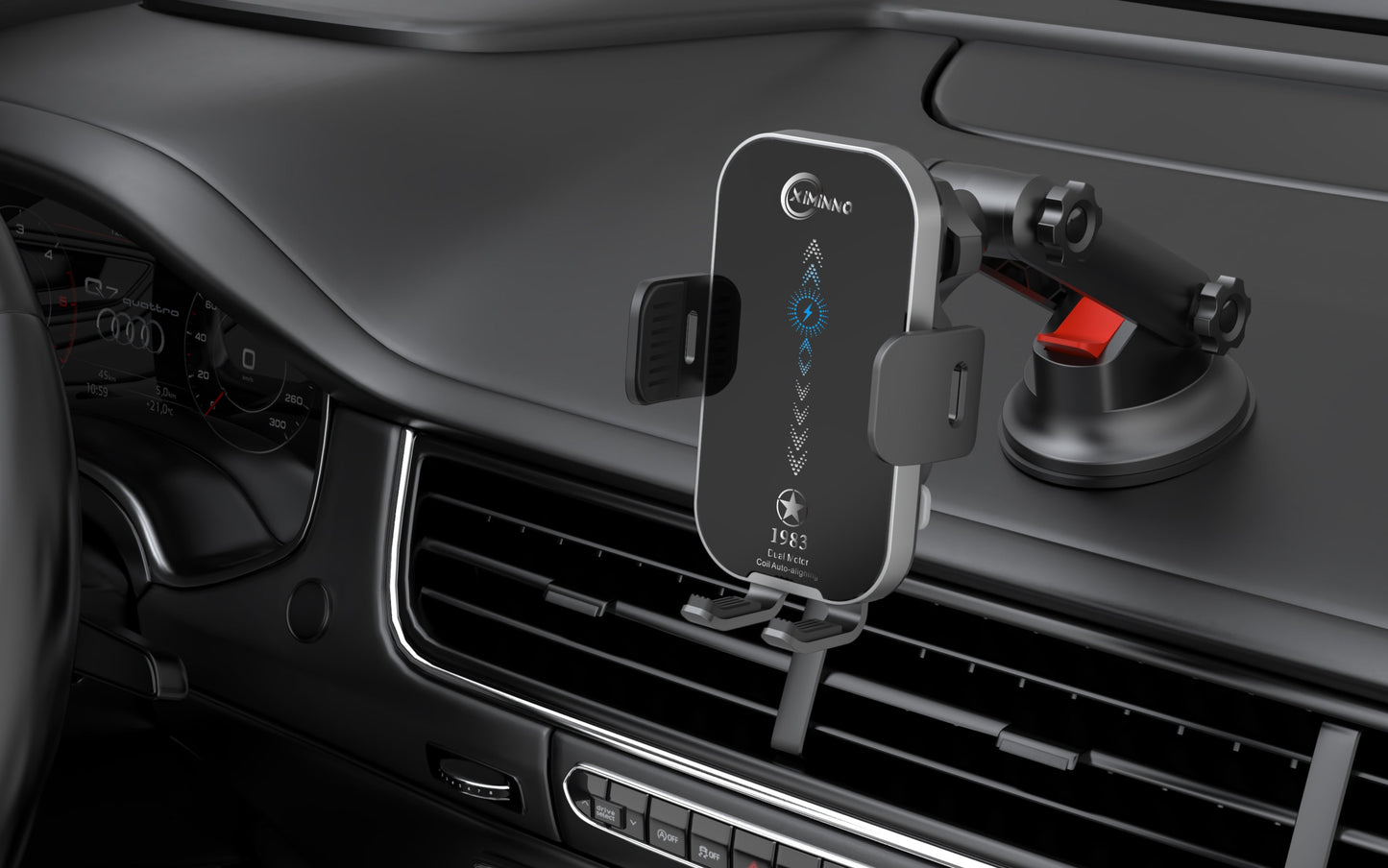 XIMINNO  ,Ximi X3 Pro Car Phone Mount – Secure, Smart &amp; Hands-Free Driving